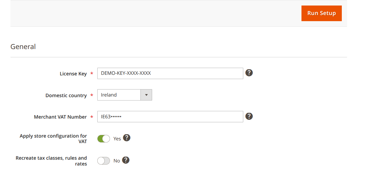 Configuration : Appliquer la configuration du magasin pour la TVA